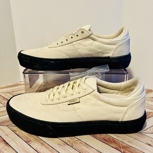 VANS Skate Gilbert Crockett Shoe Suede Khaki Black M 5.5 W 7 Sneakers Skater - Picture 2 of 10